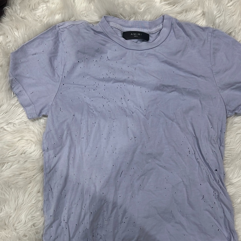 Amiri Distressed T-Shirt size Small, never worn